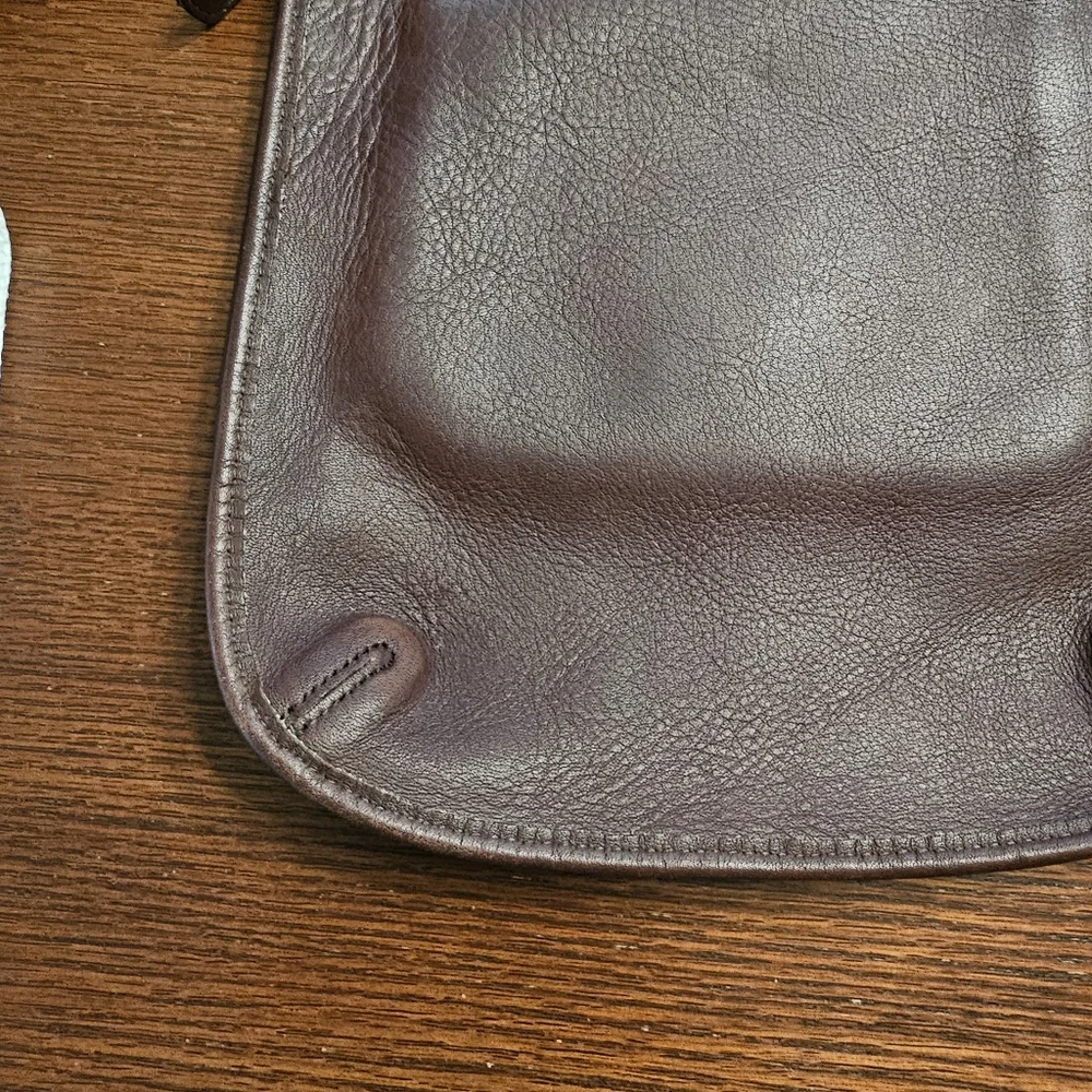 Coach Vintage Slim Hippie Flap Saddle Bag Brown 80D-9135 - Picture 14 of 14